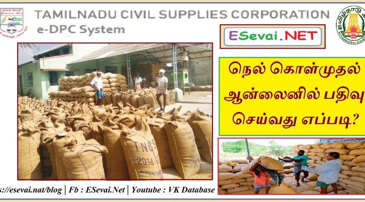 நெல் கொள்முதல் ஆன்லைனில் பதிவு செய்வது எப்படி?